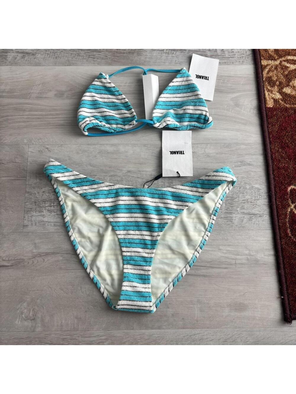 ETTA Terry Towelling Crop Bikini Set (Bag Included)